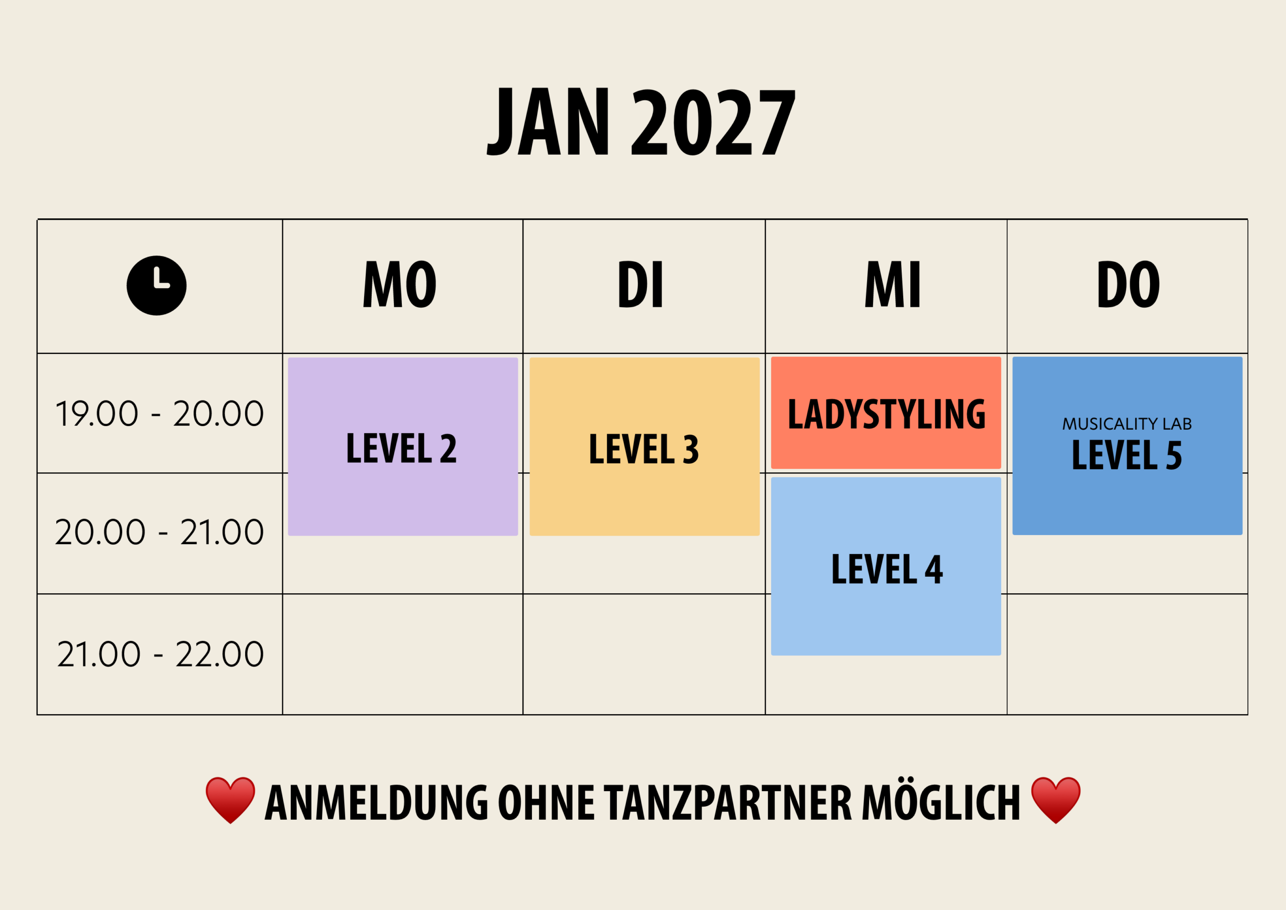 Stundenplan 2027